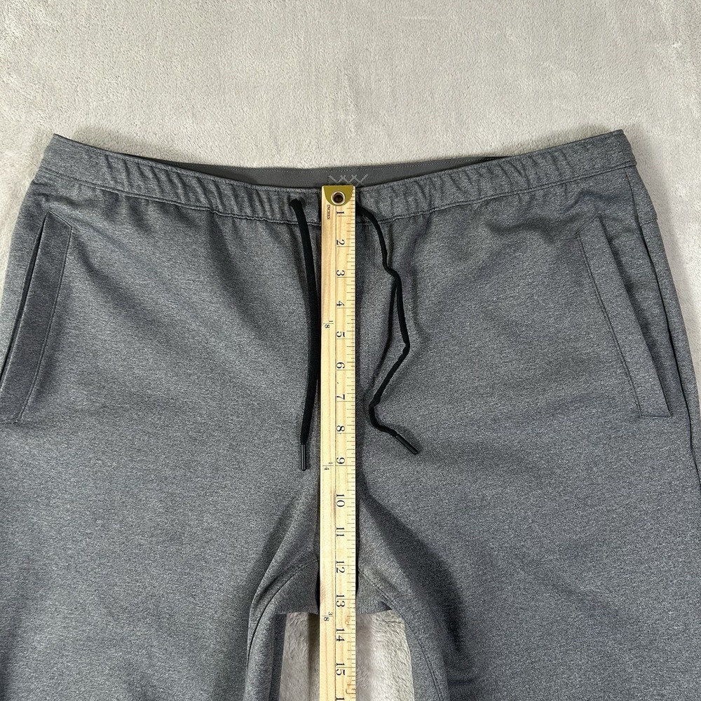 Rhone Nylon Tactel Jogger Pants Mens XL Gray Performance Stretch Zip Pocket EUC - Picture 7 of 16